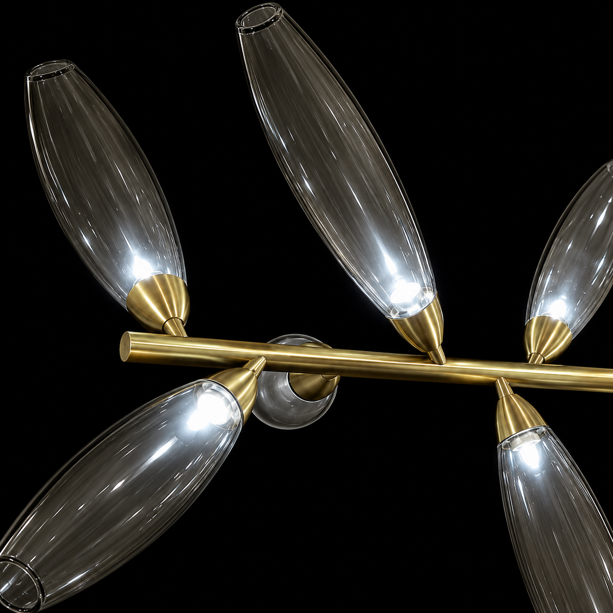 Aurelia Branch Glass Linear Chandelier