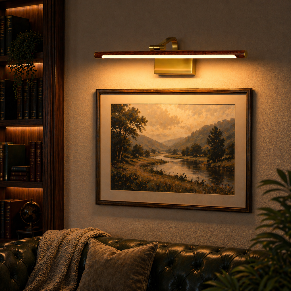Heritage Wood LED Wall Light
