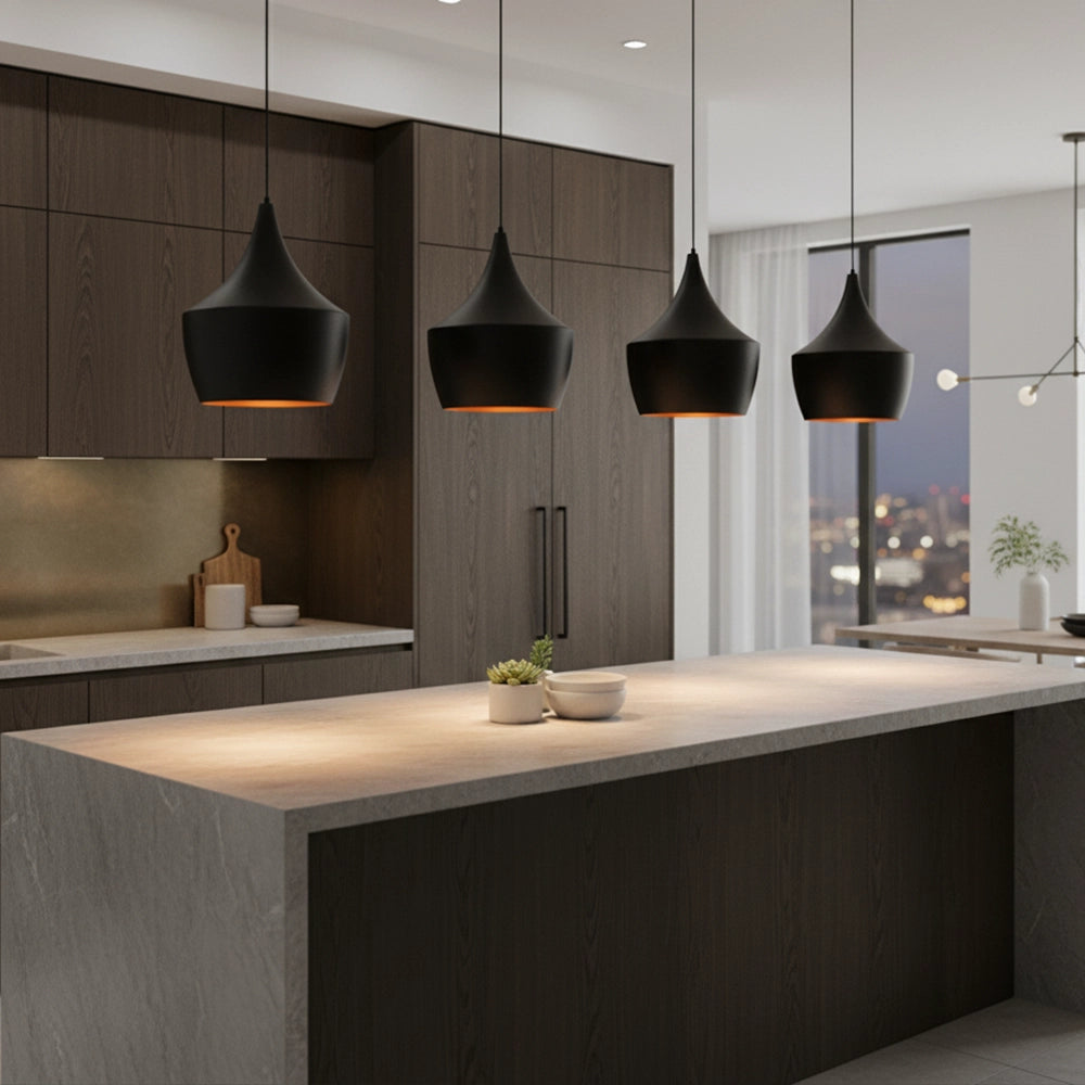 NoirCone Interior Metal Pendant Light