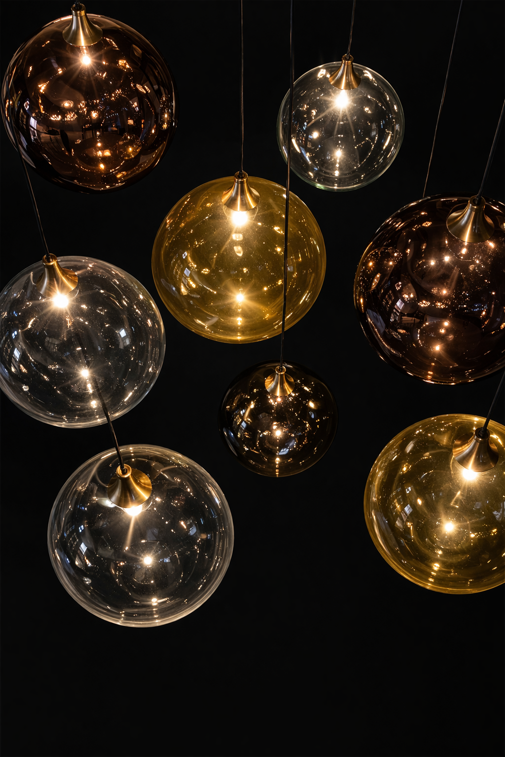 Eclipse Orb Pendant Chandelier