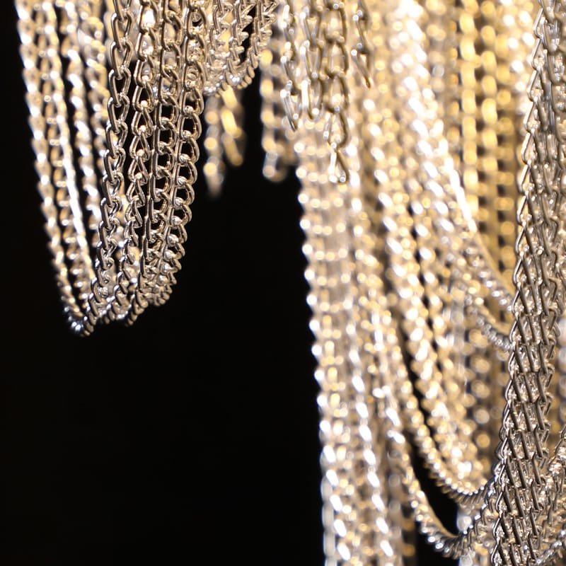 CelestiChic Silver Chandelier