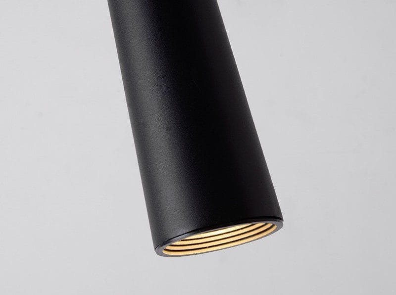 Heston 6 Black Pendant Light