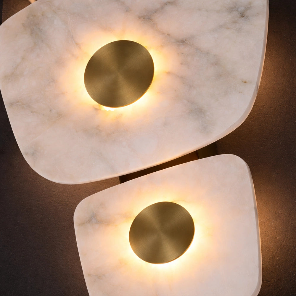 Trivona Marble Halo Wall Light
