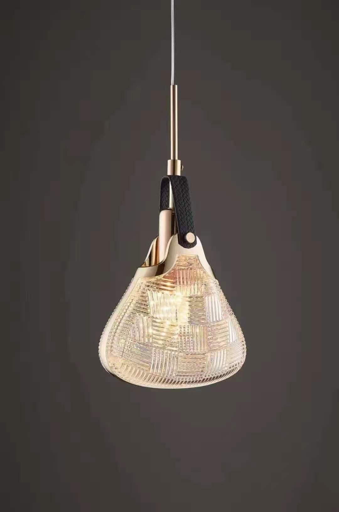 Ribbed Pendant Light