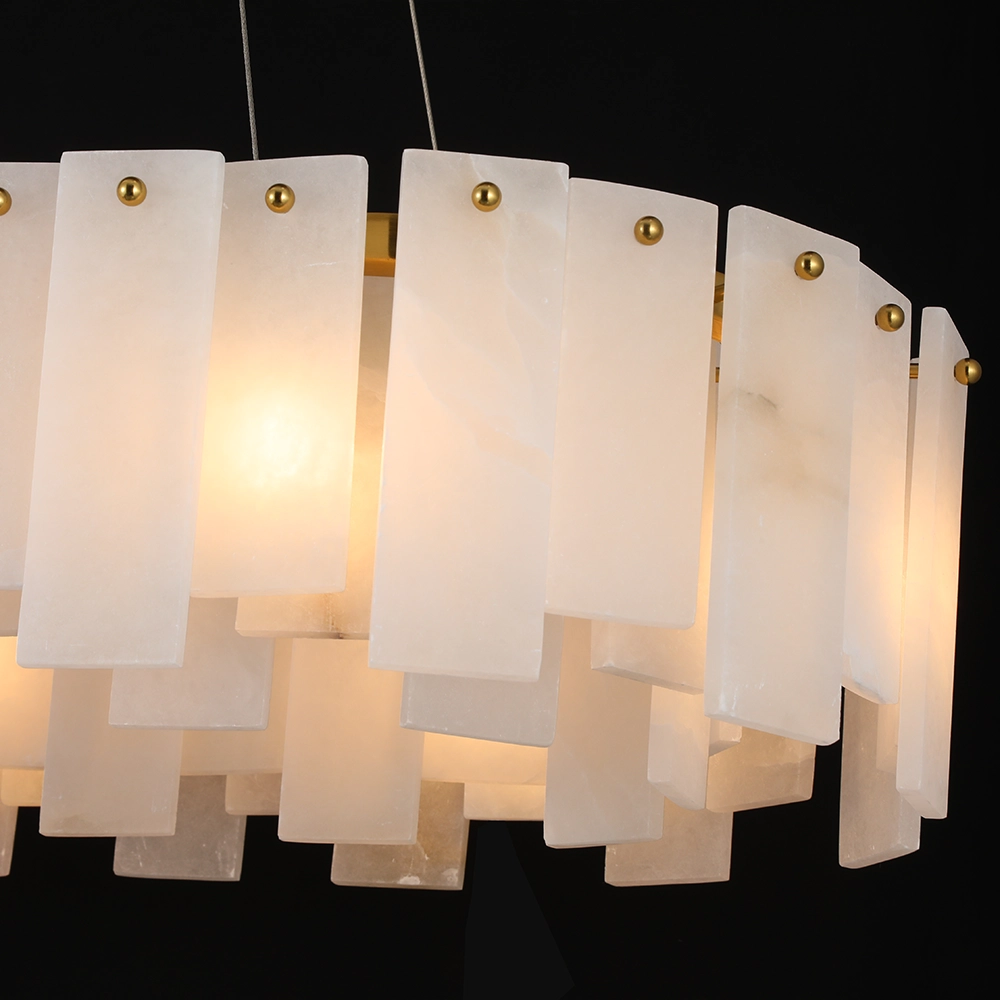Averra Grand Marble Ring Chandelier