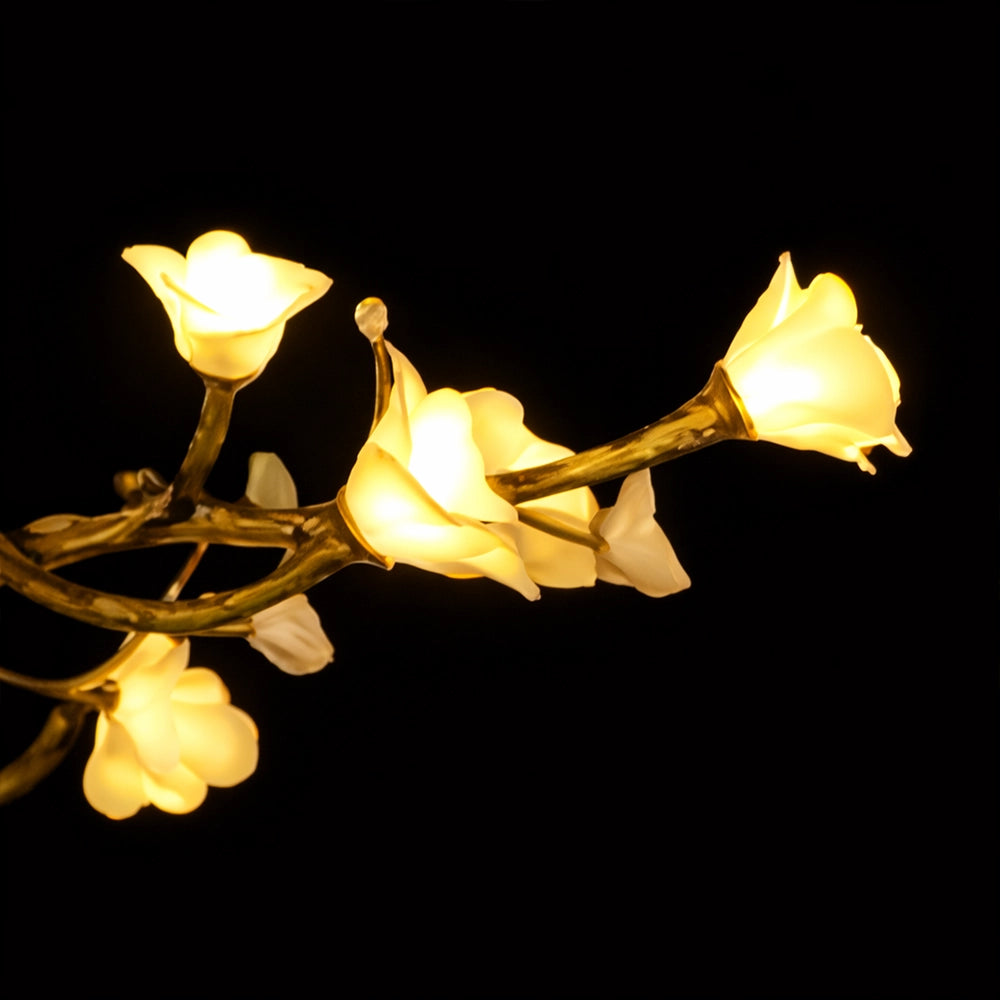 Alabaster Lotus Canopy Chandelier