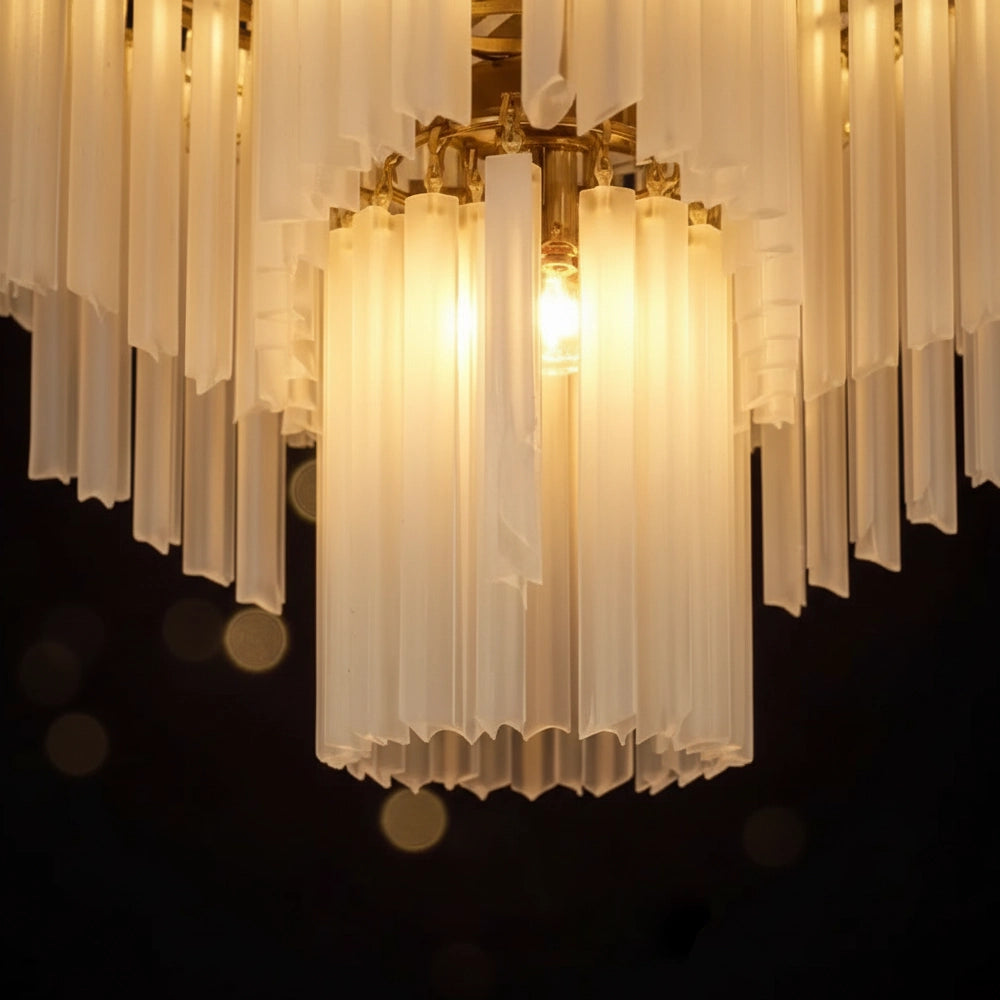 Astra Cascade Glass Chandelier