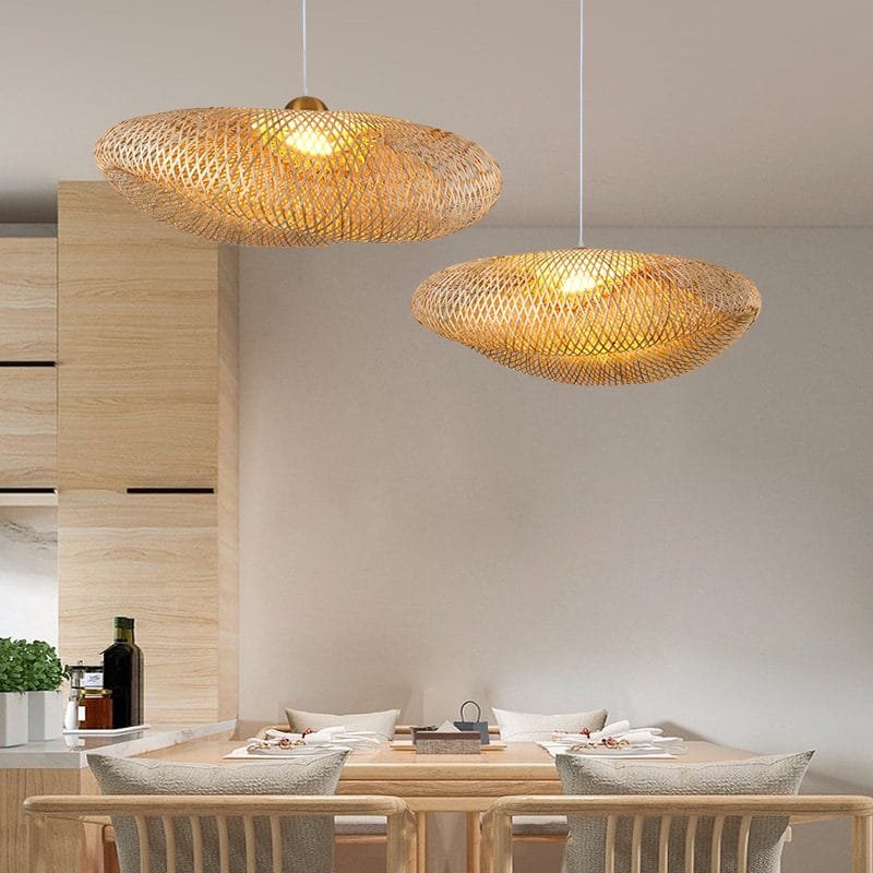 Curve the Stick Bamboo Pendant Light