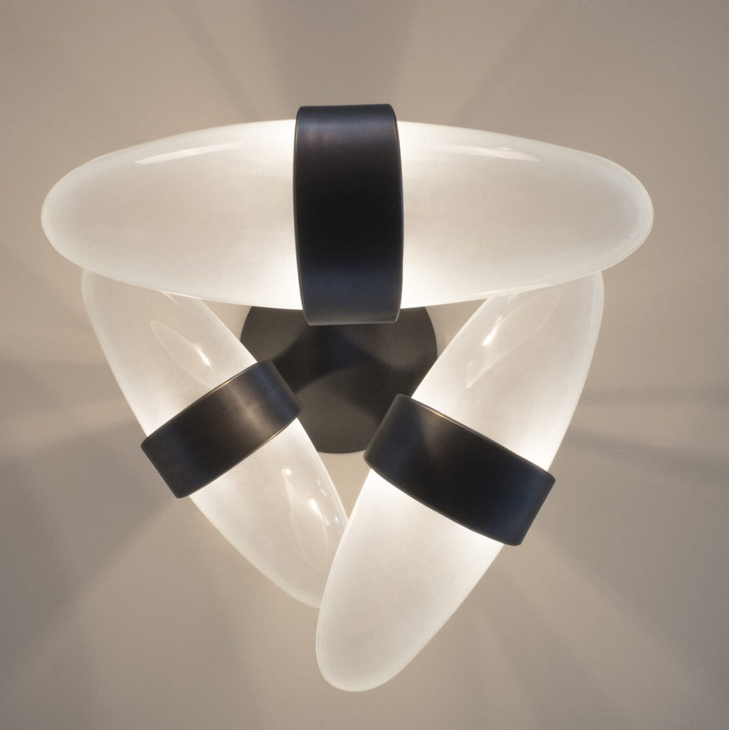Leatherlume (Leather, Glass) Pendant