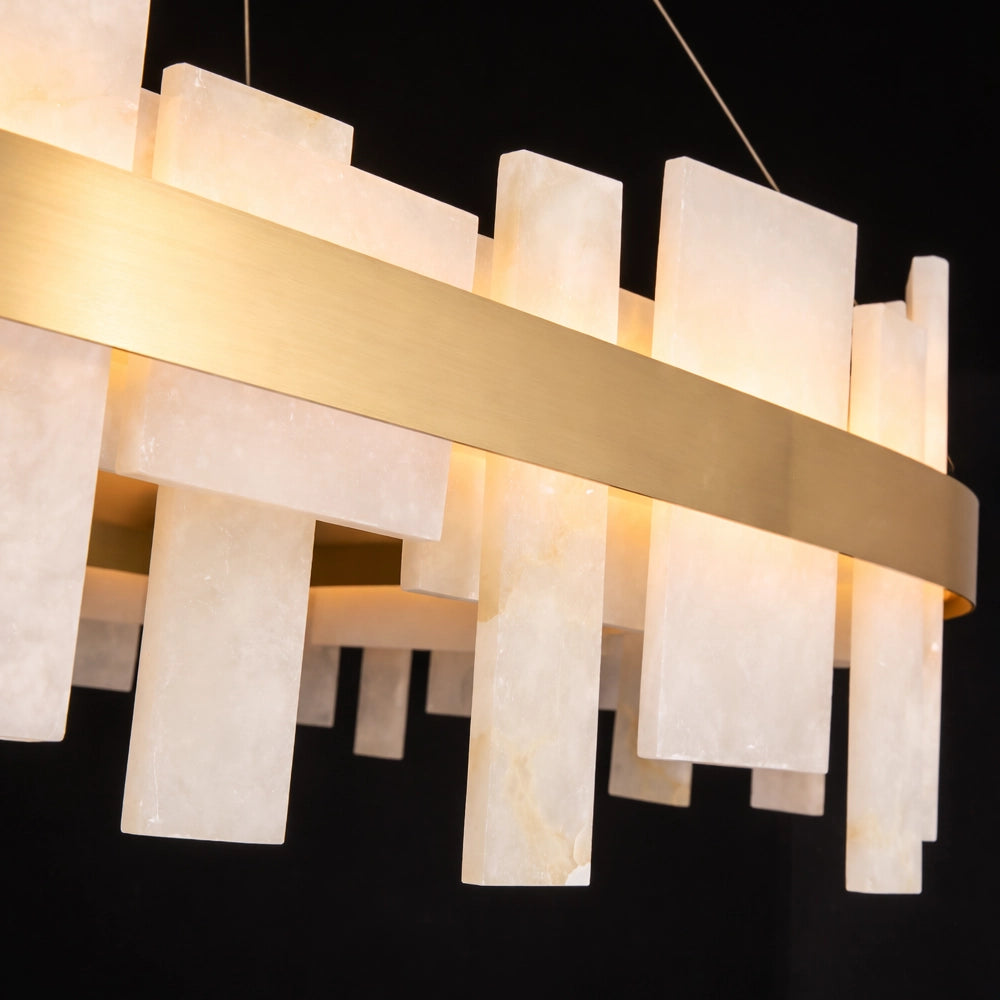 Strata Marble Skyline Chandelier