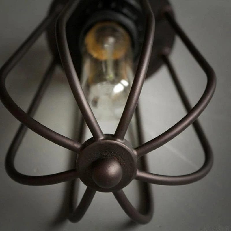 Classic Edison Iron Pendant Light