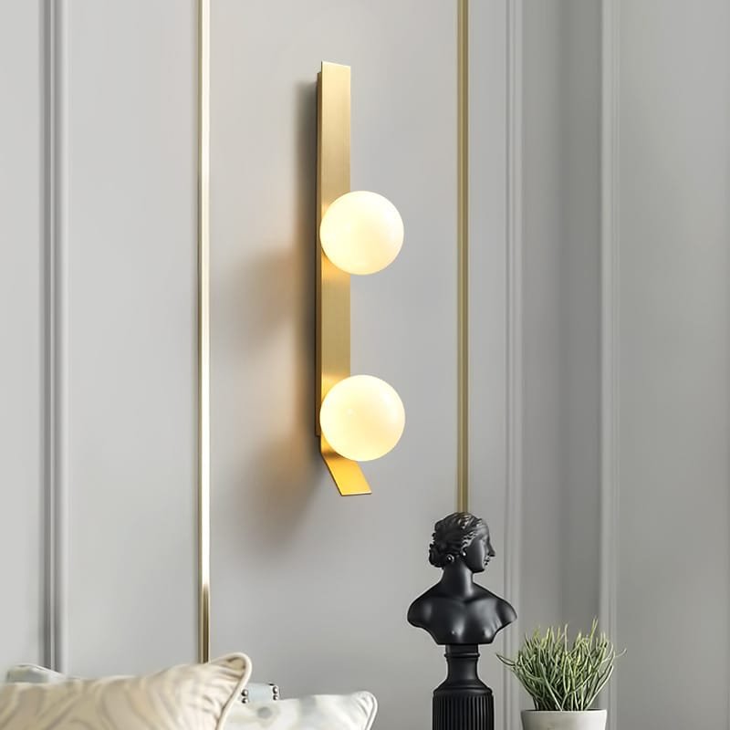 Golden Notes Double LED Wall Lamp