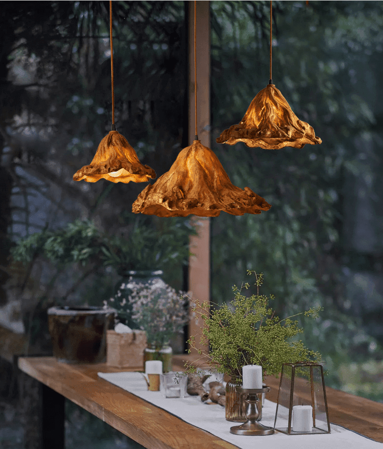 Leaflet Resin Pendant Lamp