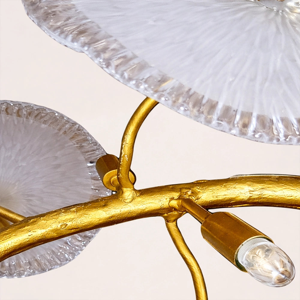 Vertical Saucer Cluster Wall Chandelier