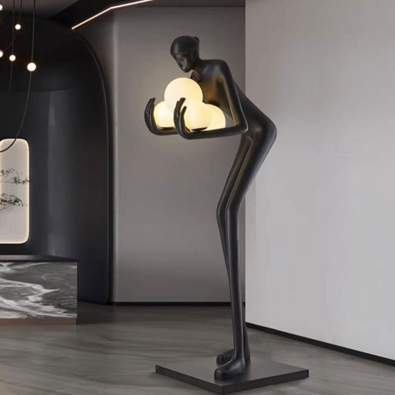 Humanoid Bent(Resin Fiber) Floor Lamp