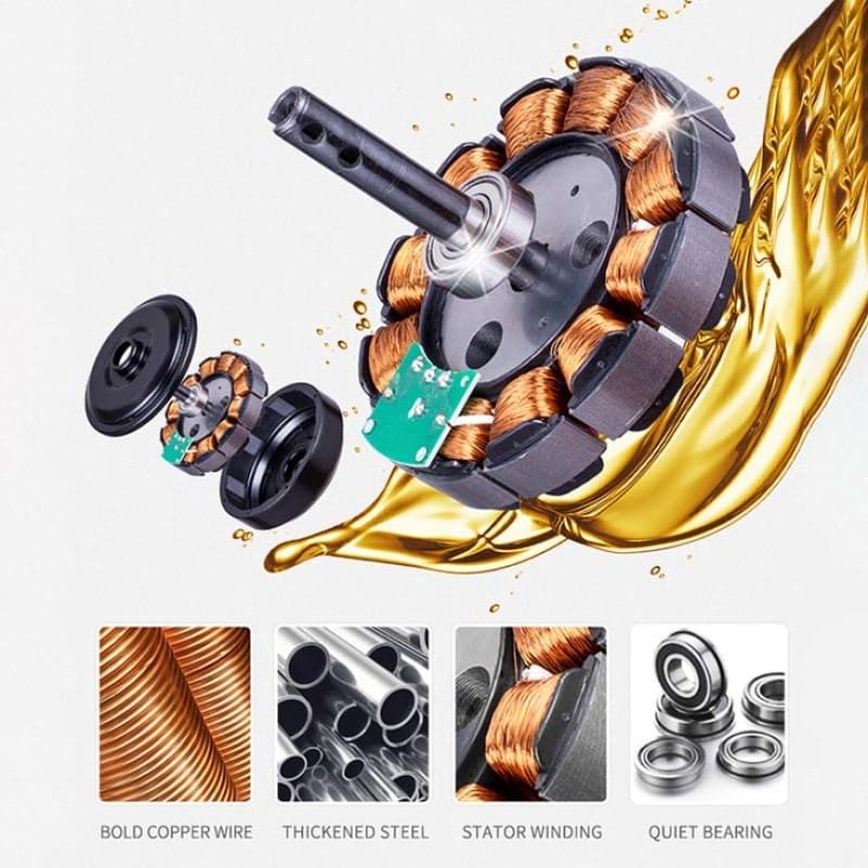 Whimberl White Ceiling Fan | 40W BLDC Motor | 1320mm | Metal Body