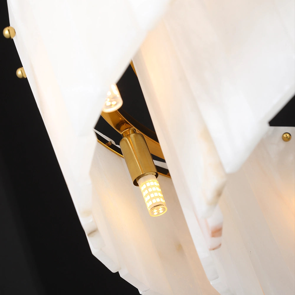 Serenity Marble Circular Chandelier