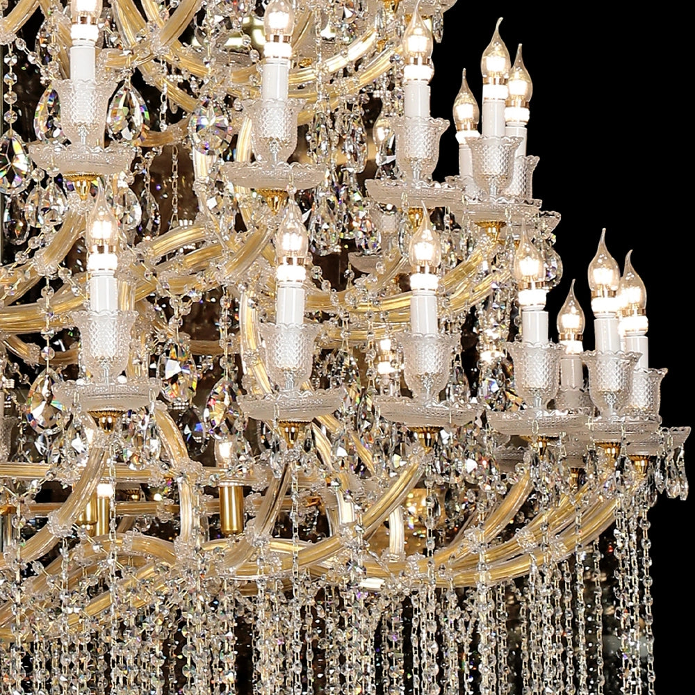 Olympus Crystal Cascade Chandelier