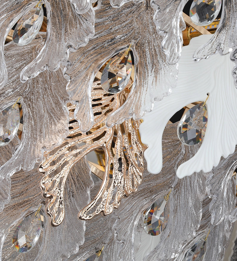 Aurora Borealis Featherburst Chandelier