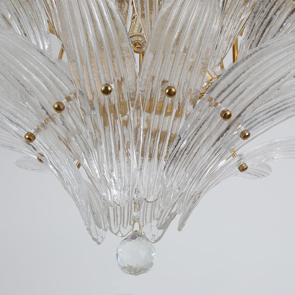 Ethereal Feathered Chandelier