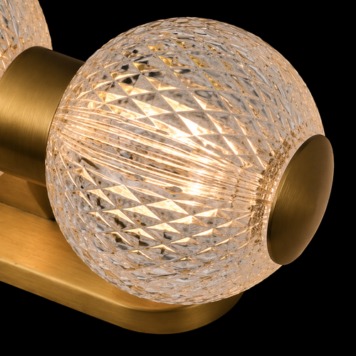 Prismora Trio Glass Globe Wall Light