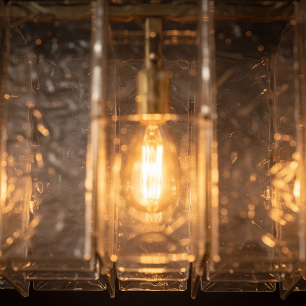 Vireon Linear Glass Chandelier