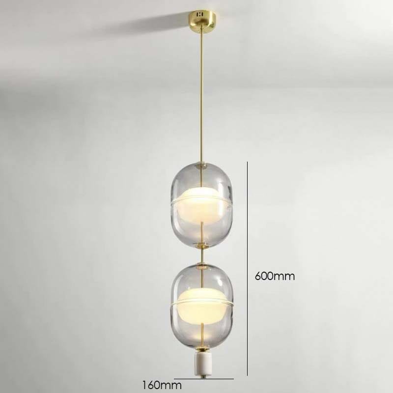 Celine Glass (Dual Head) Pendant Lamp