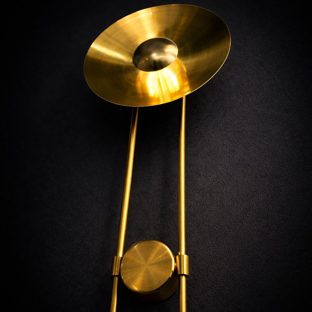 Solara Radiant Brass Wall Sconce