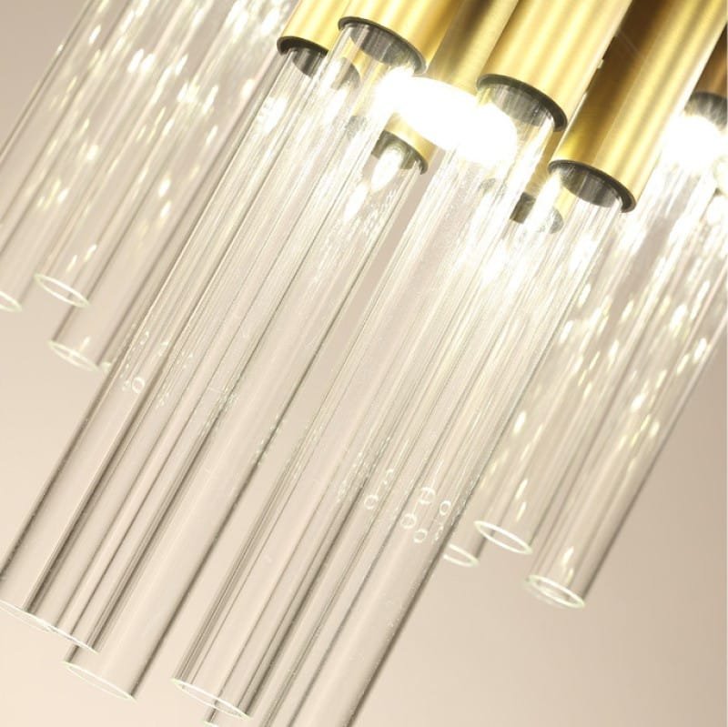 Elara Cascade(7 Heads) Glass Chandelier