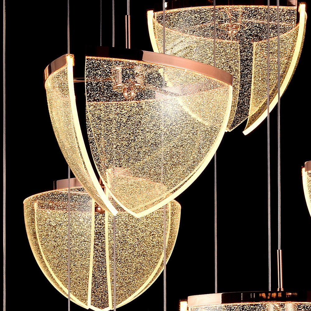 Elysian 19 Modern Shell Chandelier