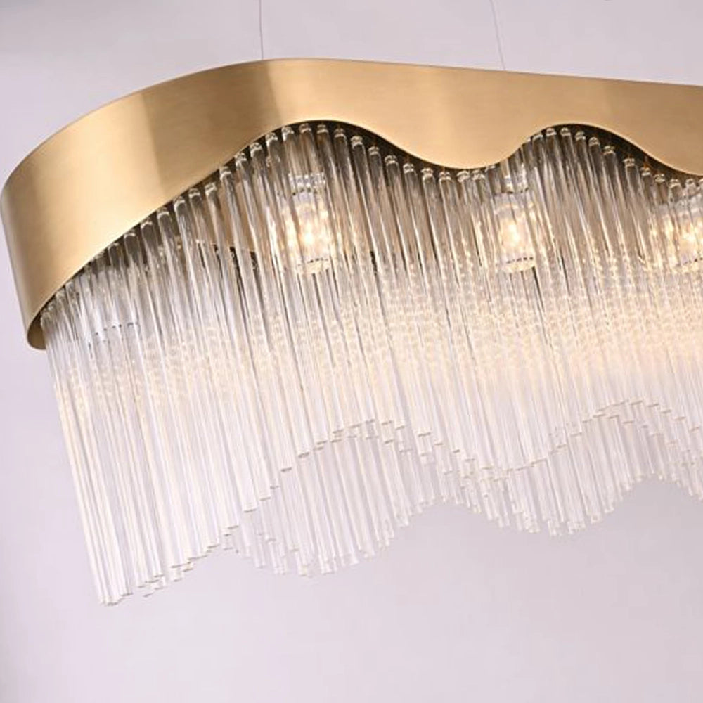 Mermaid's Fringe Tide Bar Chandelier