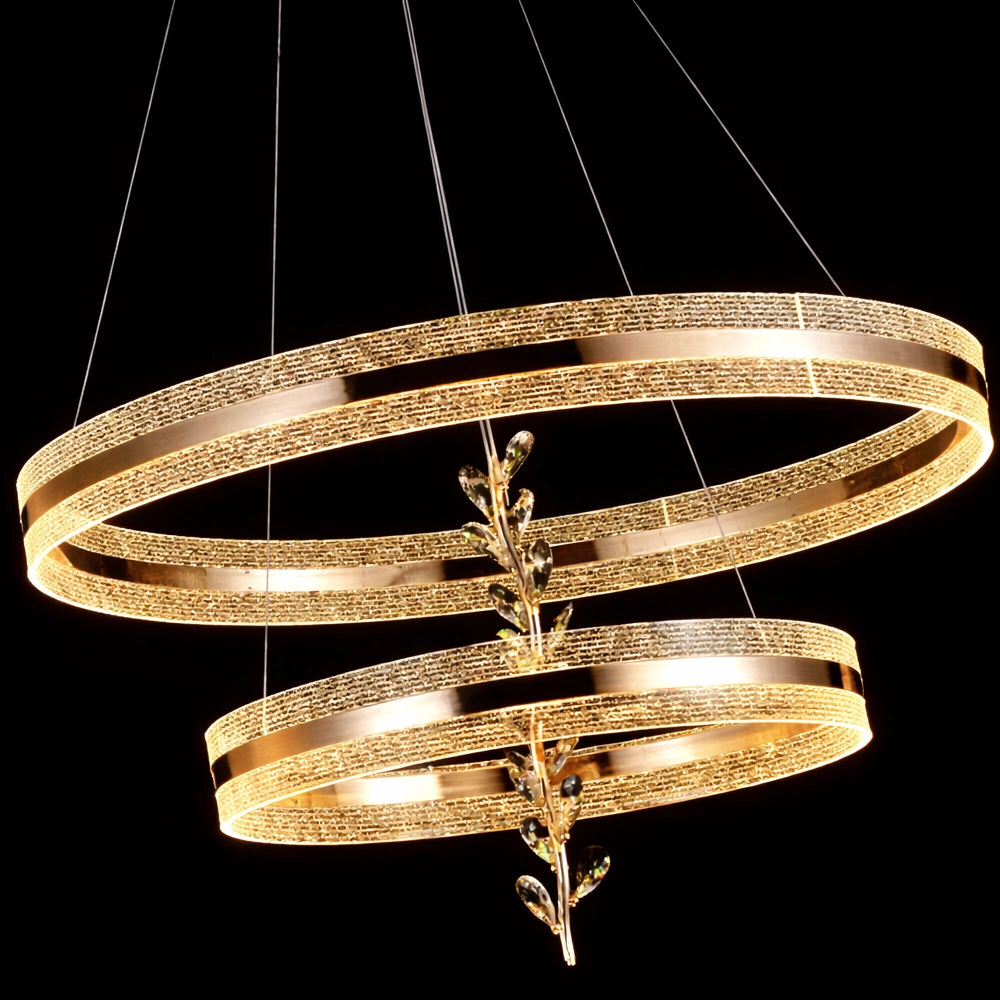 Orion Orbit Dual Ring LED Chandelier