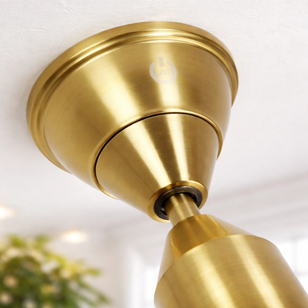 Toucan Golden Ceiling Fan with Cage | 15W BLDC Motor | ABS Body