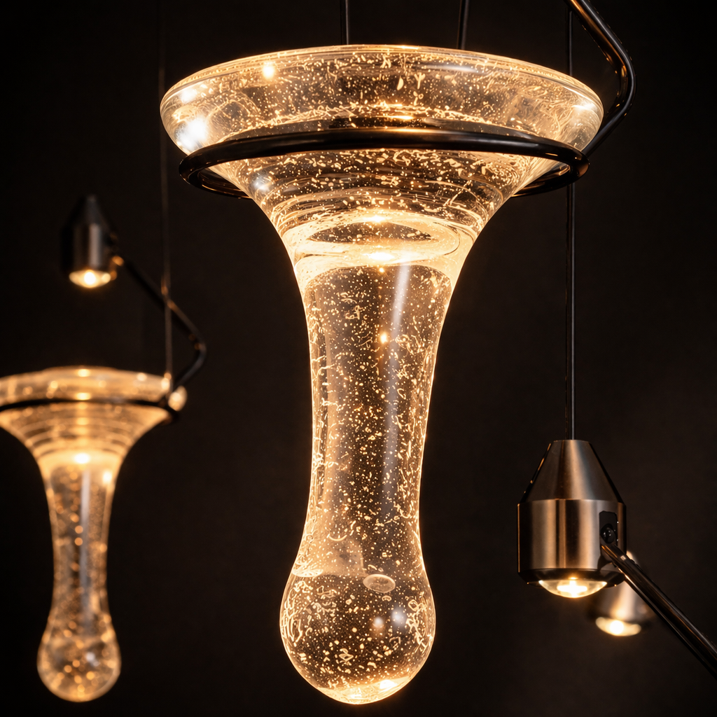Aurora Cascade Crystal Pendant Chandelier