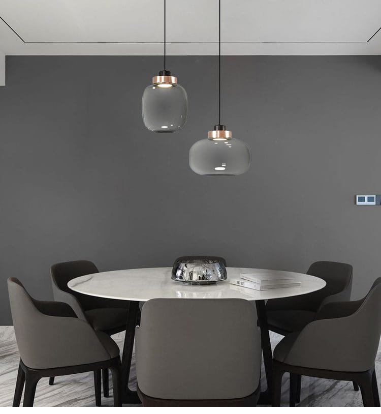 Gratai Oval LED (Glass) Pendant Lamp