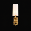 Refine Lumina - Modern Brass Wall Lamp with White Shade