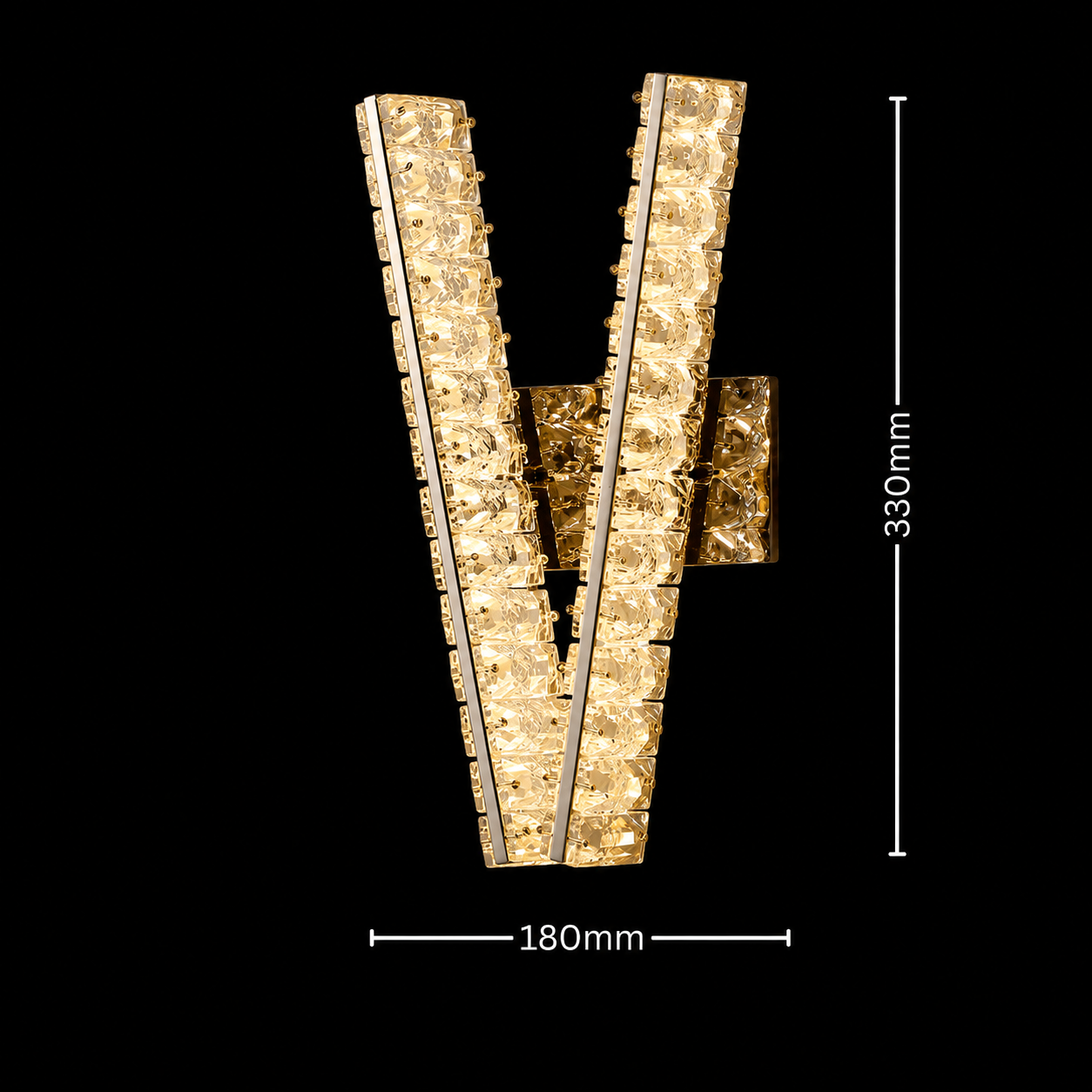 Vertex Prismatic Modern Wall Sconce