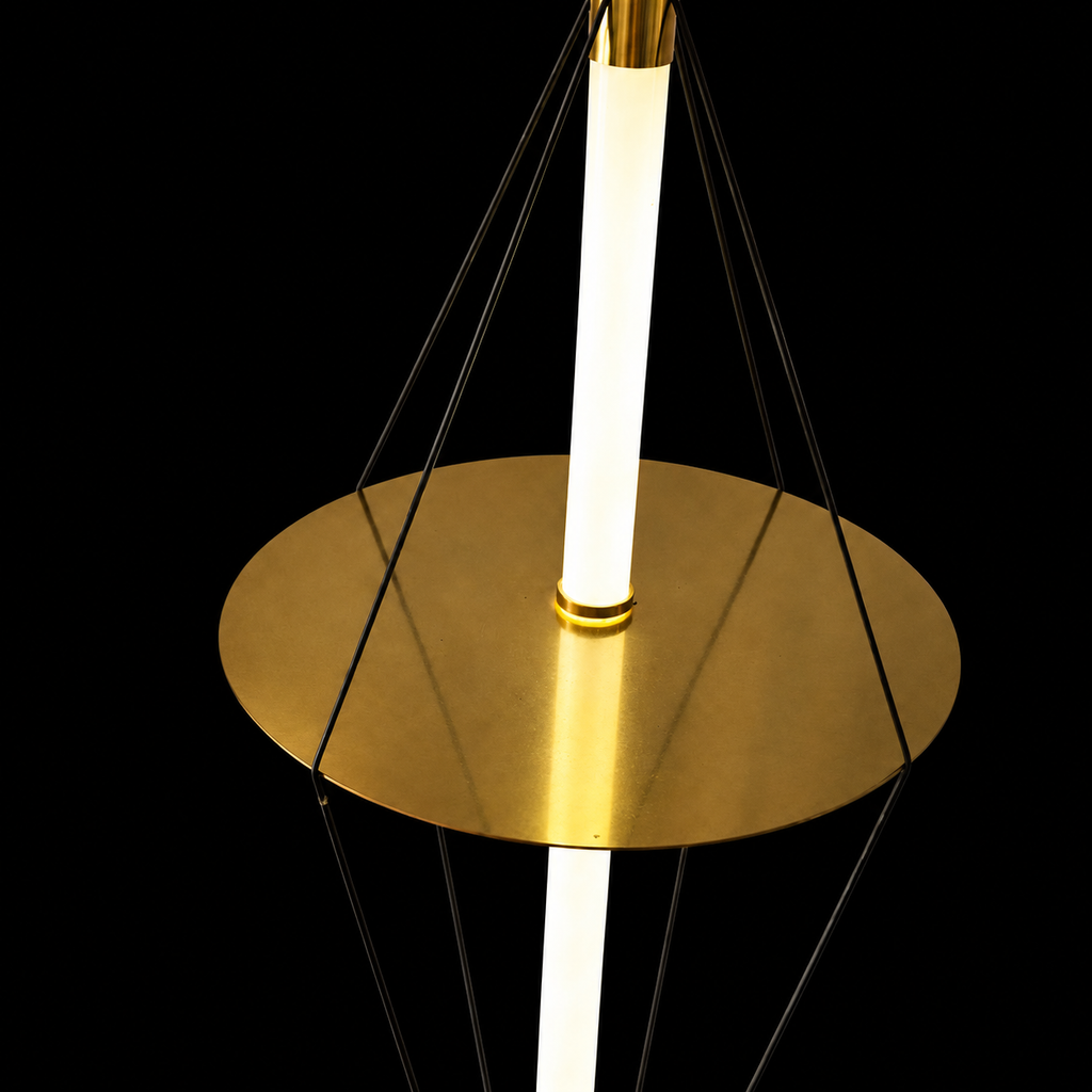 Astra Line Designer Gold Pendant Lamp
