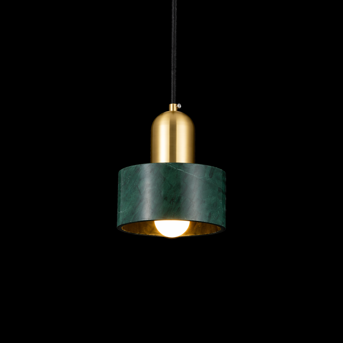 Verde Aurea Marble Pendant Light