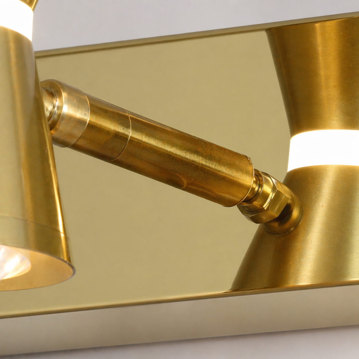 Vespera Trio Gold Mirror Lamp