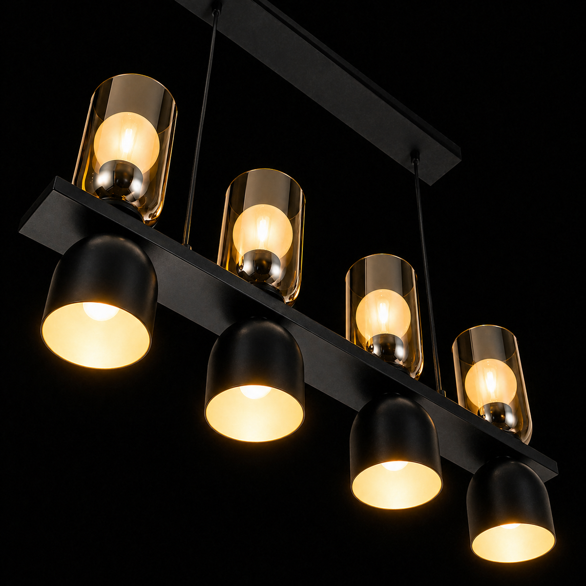 FusionGlow 4-Light Suspension Chandelier
