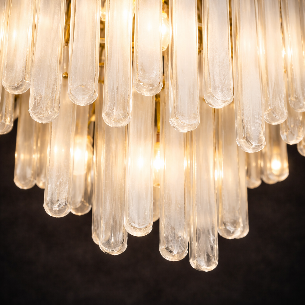 Ivora Tiered Glass Chandelier