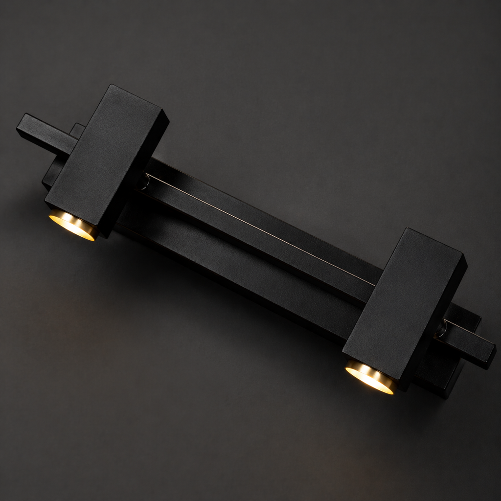 Noir Linear Duo Wall Spotlight