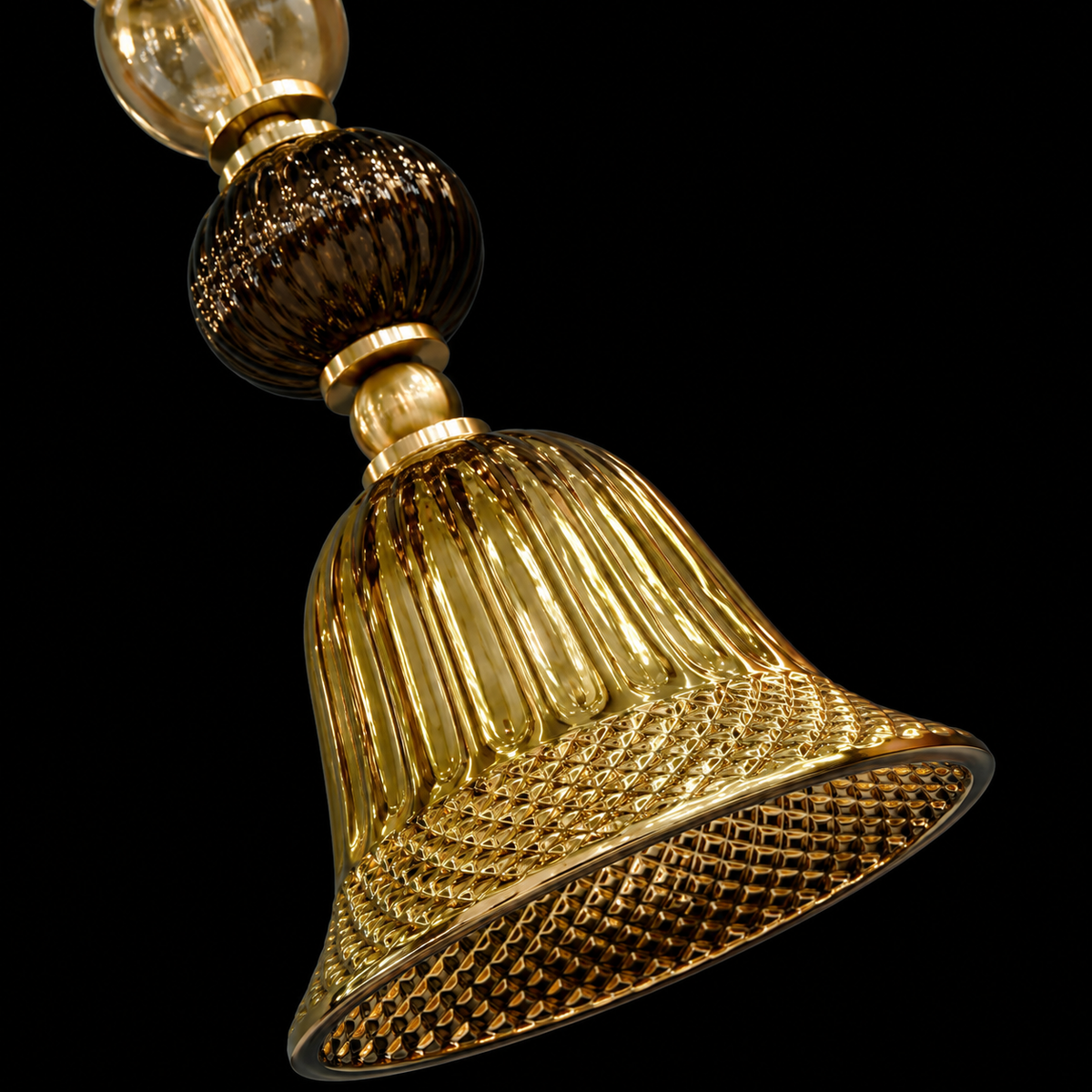 Aurora Bell Pendant Light – Elegant Luxury with Artistic Brilliance