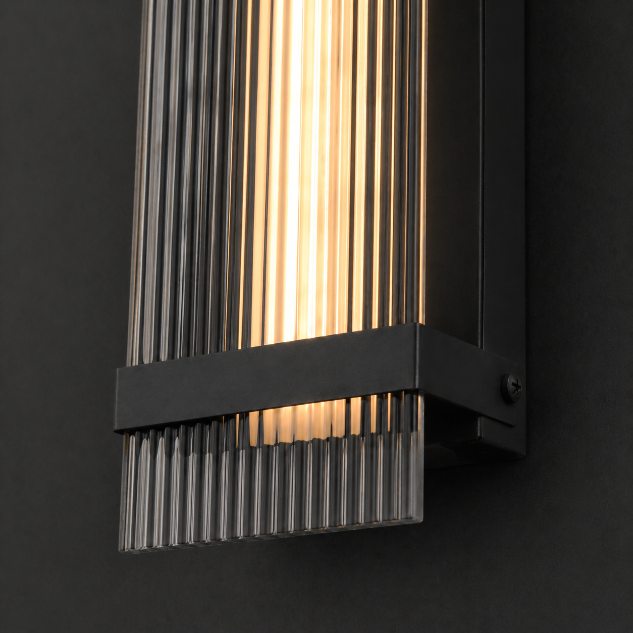 Obsidian Reed Linear Wall Sconce
