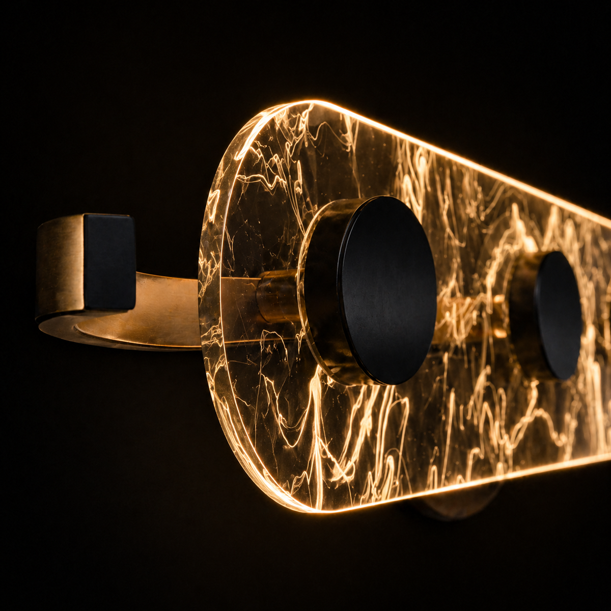 Luminara 3-Ring LED Wall Light