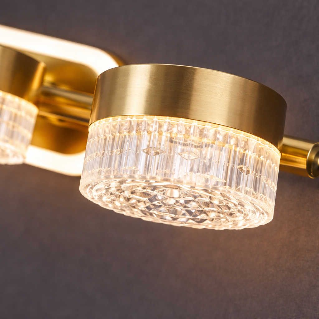 Triora Gold Crystal Glow Vanity MirrorLight