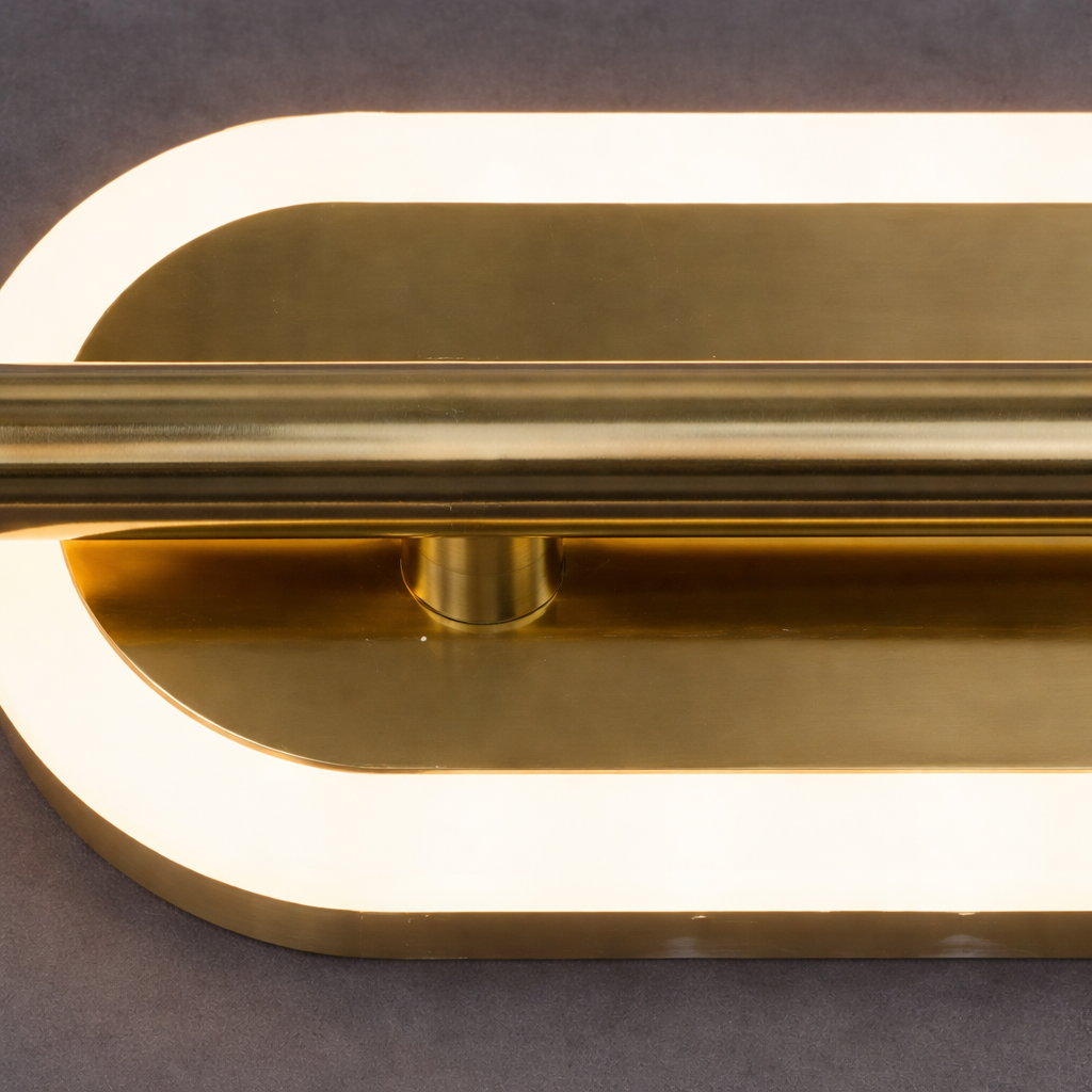 Celestia Duo Crystal Gold Vanity Light