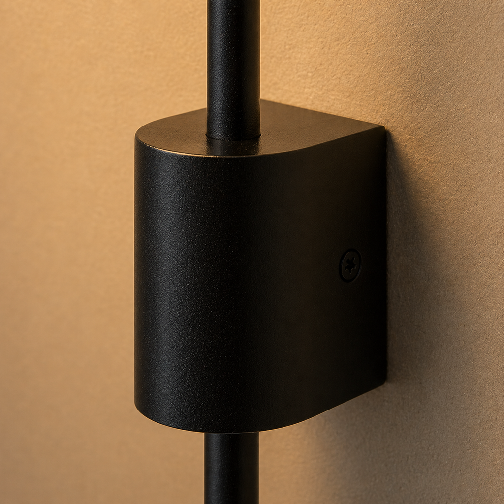 Modern Black Dome Wall Light