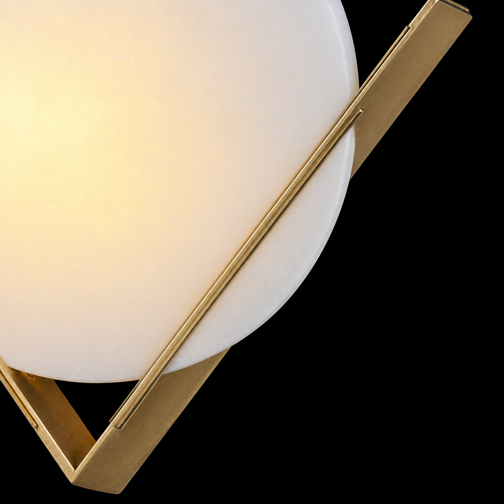 Mooncrest Gold Wall Sconce Light